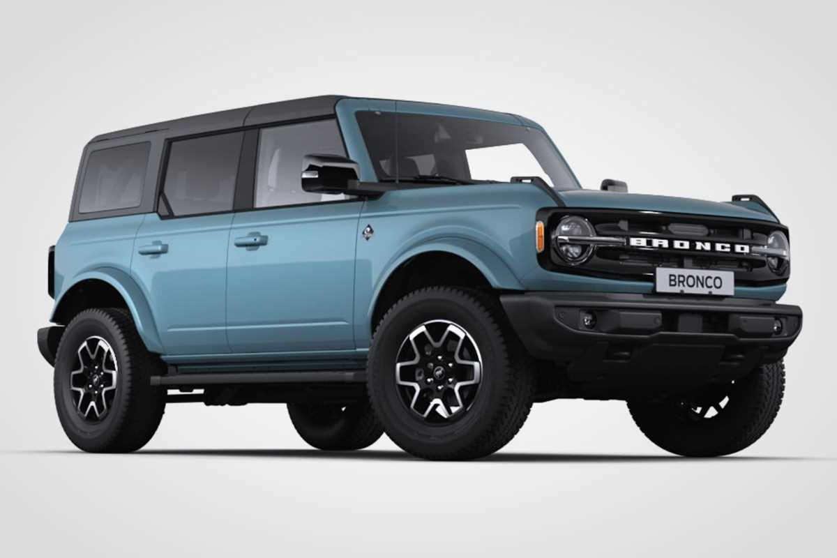 Ford Bronco Outer Banks v barvě Area 51