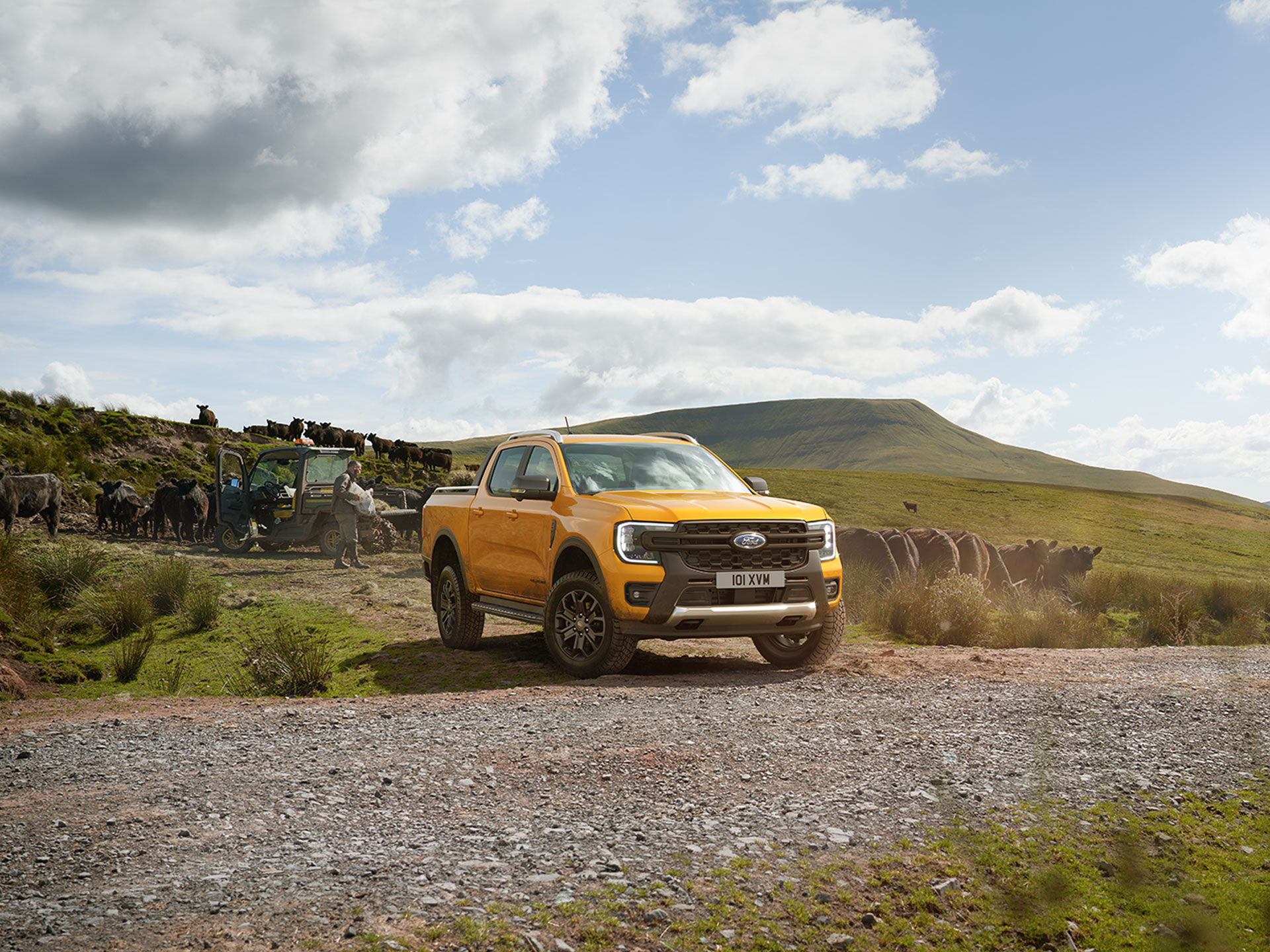 Ford Ranger v terénu